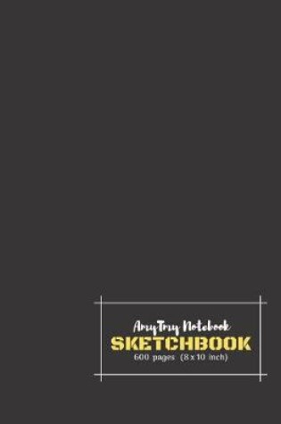 Cover of AmyTmy Sketchbook - 600 pages - 8x 10 inch - Matte Cover