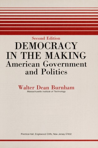 Cover of Democracy in the Making