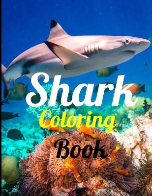 Book cover for Shark Coloring Book