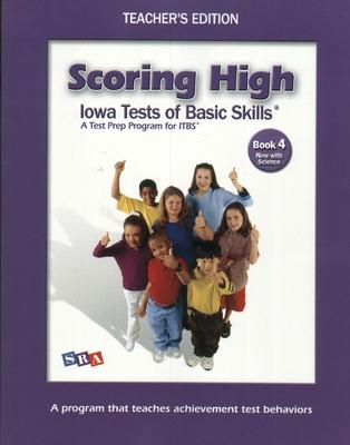 Cover of Scoring High on the ITBS, Grade 4, Teacher Edition with Tips Poster