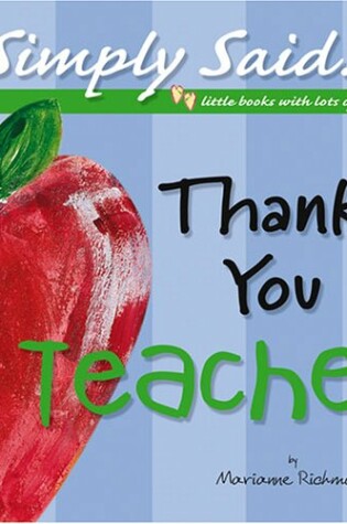 Cover of Thank You Teacher