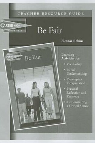 Cover of Be Fair Teacher Resource Guide