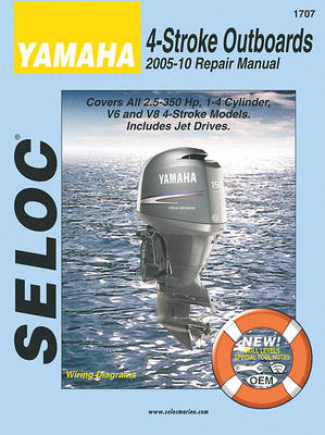 Book cover for Yamaha 4-Stroke Engines 2005-10 Repair Manual