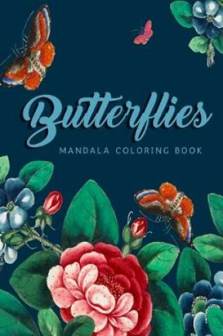 Cover of Butterflies Mandala Coloring Book