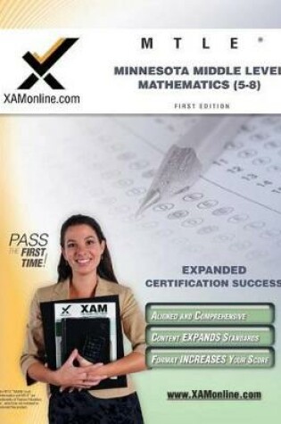 Cover of Mtle Minnesota Middle Level Mathematics (5-8) Teacher Certification Test Prep Study Guide