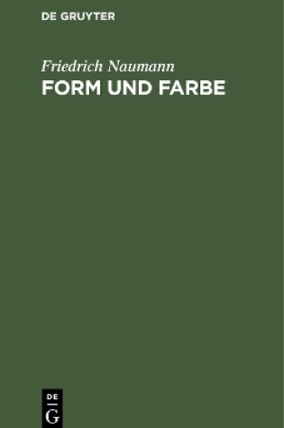 Cover of Form und Farbe