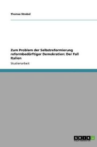 Cover of Zum Problem der Selbstreformierung reformbedurftiger Demokratien