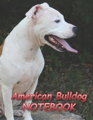 Book cover for American Bulldog NOTEBOOK