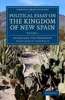 Cover of Political Essay on the Kingdom of New Spain