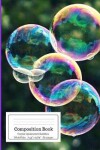 Book cover for Composition Book Purple Opalescent Bubbles