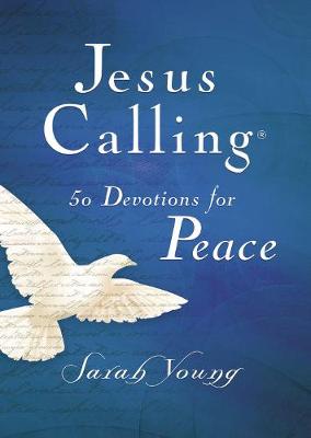 Book cover for Jesus Calling, 50 Devotions for Peace, Hardcover, with Scripture references