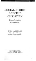 Book cover for Social Ethics and the Christian