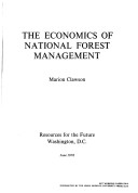 Book cover for Economic Perspective of Forest Management