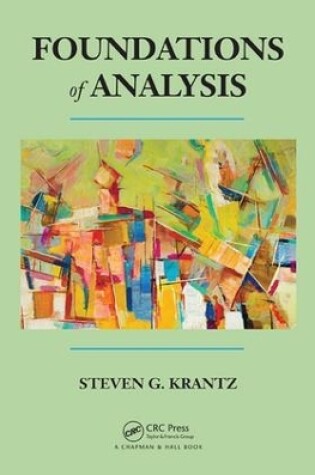 Cover of Foundations of Analysis