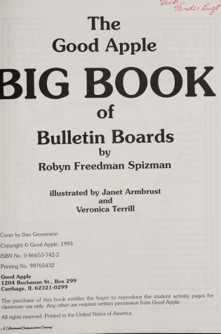 Cover of The Good Apple Big Book of Bulletin Boards