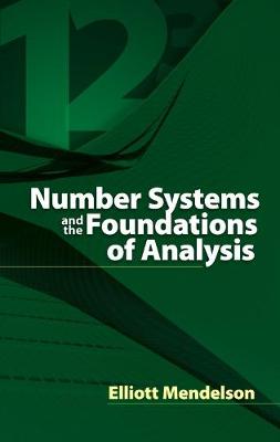 Cover of Number Systems and the Foundations of Analysis