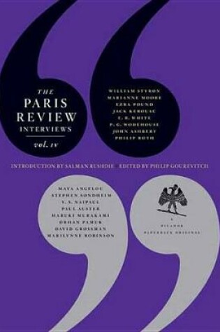 Cover of The Paris Review Interviews, IV