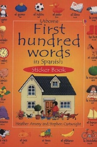 Cover of First Hundred Words In Spanish Sticker Book