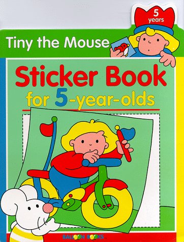 Book cover for Tiny the Mouse Sticker Book for 4-Year Olds