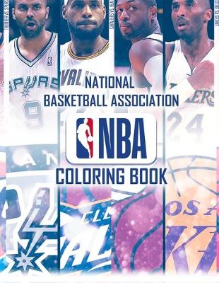 Book cover for National Basketball Assocation Coloring Book