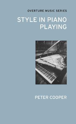 Book cover for Style in Piano Playing