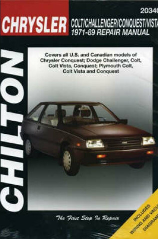 Cover of Chrysler Colt, Challenger, Conquest, Vista (1971-89)