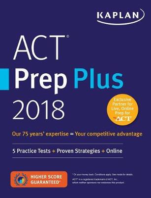 Book cover for ACT Prep Plus 2018