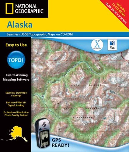 Book cover for Alaska - Topo!