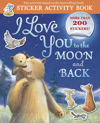 Book cover for I Love You to the Moon and Back Sticker Activity