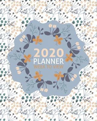 Book cover for Blue Herbs 2020 Week to View Planner