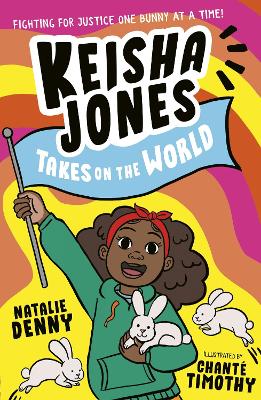 Book cover for Keisha Jones Takes on the World