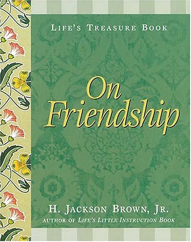 Book cover for Life's Little Treasure Book on Friendship