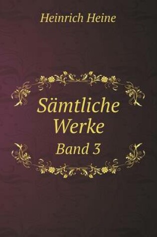 Cover of Sämtliche Werke Band 3