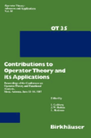 Cover of Contributions to Operator Theory and Its Applications