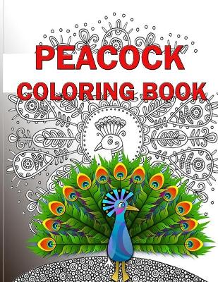 Book cover for Peacock Coloring Book