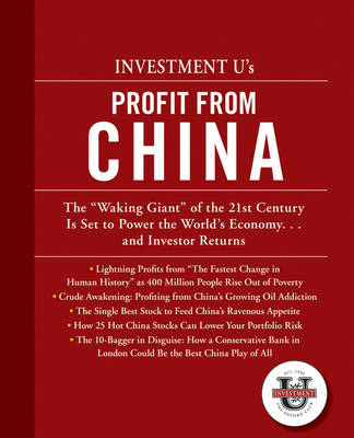 Book cover for Investment University's Profit from China