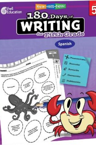 Cover of 180 Days of Writing for Fifth Grade (Spanish)