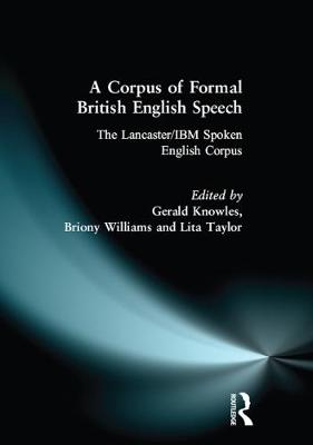 Cover of A Corpus of Formal British English Speech