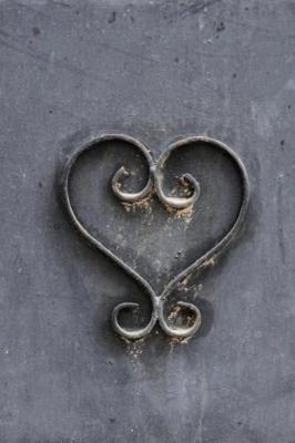 Book cover for Simple Rustic Wrought Iron Heart Journal