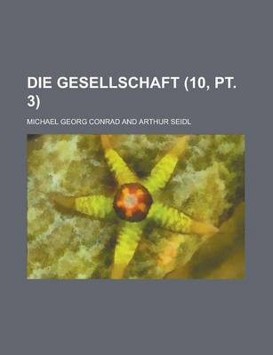 Book cover for Die Gesellschaft (10, PT. 3)