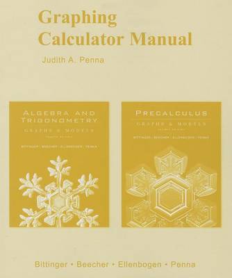 Book cover for Graphing Calculator Manual for Algebra and Trigonometry