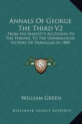 Cover of Annals of George the Third V2