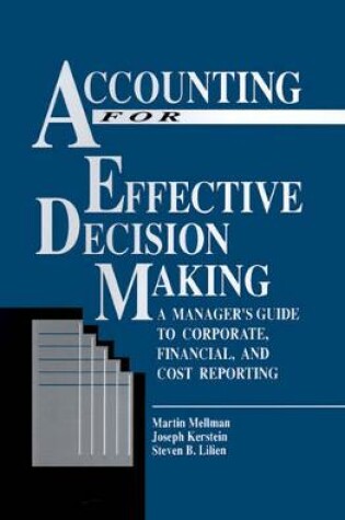 Cover of Accounting For Effective Decision Making