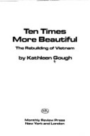 Cover of Ten Times More Beautiful