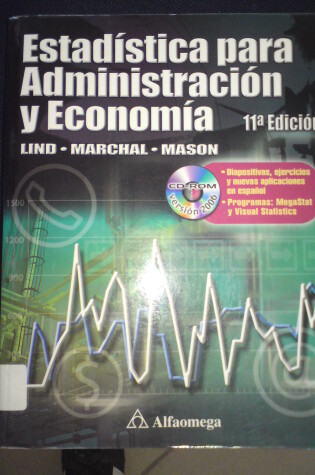 Cover of Estadistica Para Administracion y Economia