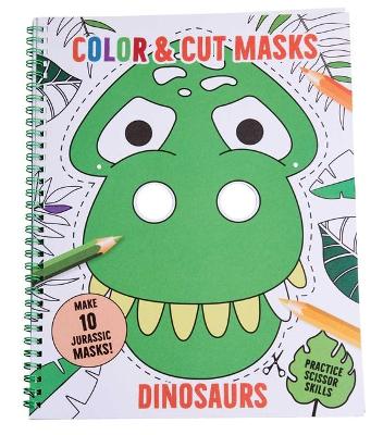 Book cover for Color & Cut Masks: Dinosaurs