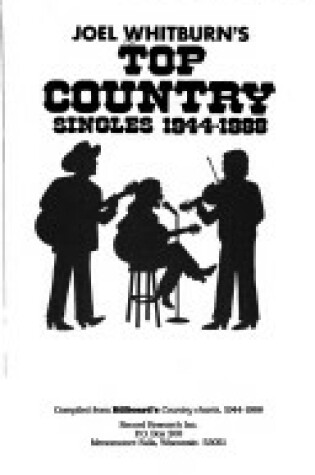 Cover of Joel Whitburn's Top Country Singles, 1944-1988