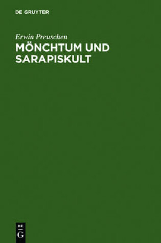 Cover of Moenchtum Und Sarapiskult