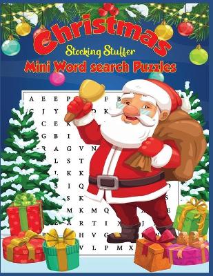 Book cover for Christmas Stocking Stuffer Mini Word Search Puzzles