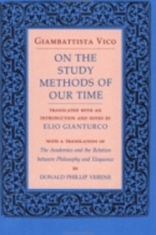 Cover of On the Study Methods of Our Time